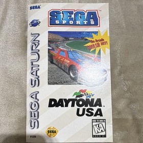 Daytona USA (Sega Saturn, 1995) Sega Sports Racing NTSC-U/C Manual Included