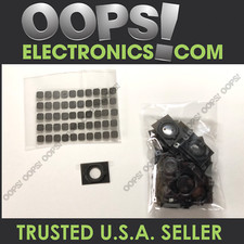 iPhone 4 / 4S Home Button Gasket with Adhesive and Back Metal Plate Black USA