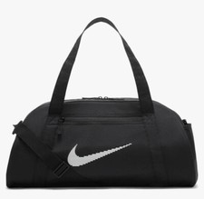 Nike Women's Gym Club Duffel Bag, Black/White, 24L