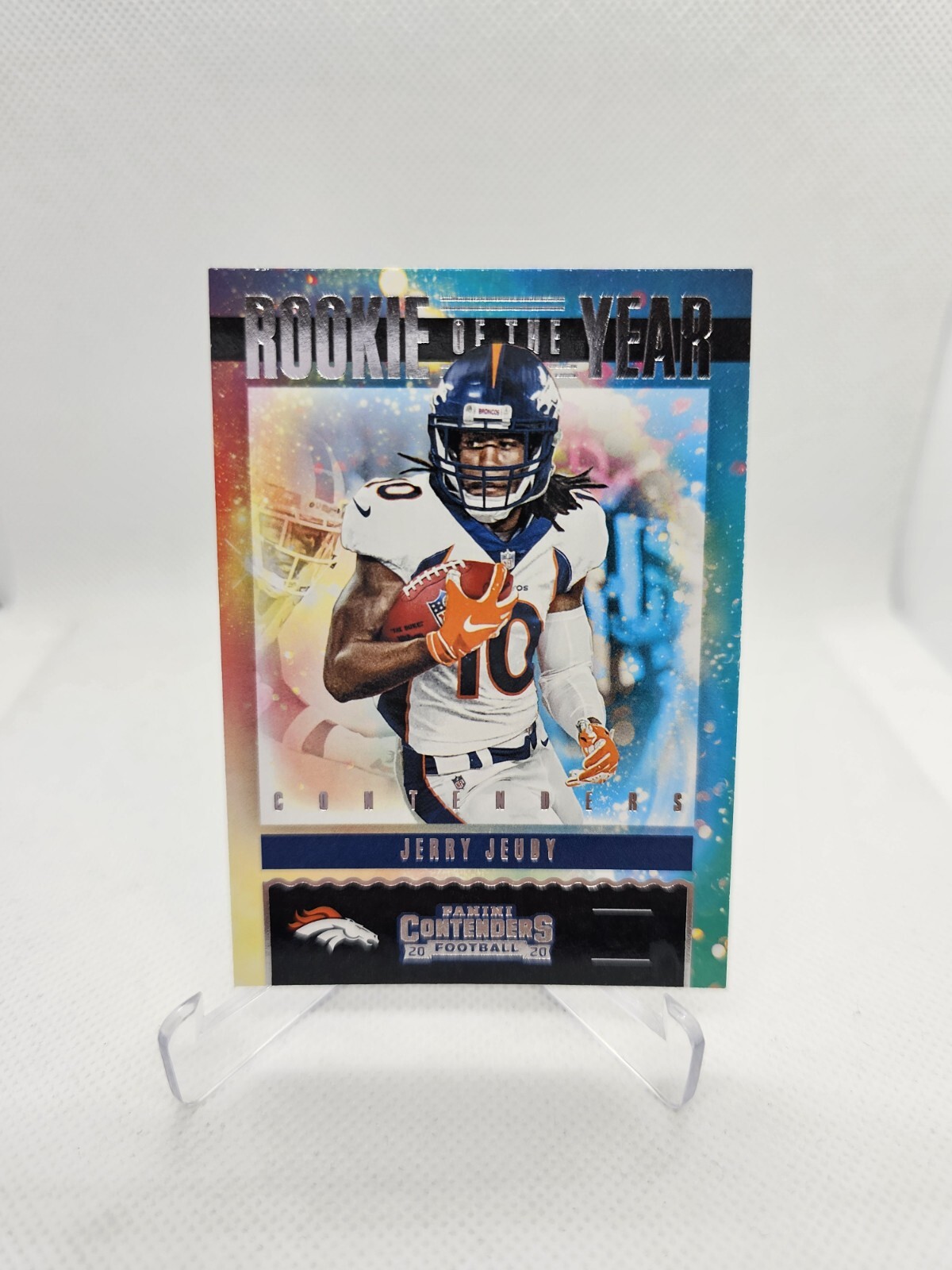 Jerry Jeudy - Broncos - 2020 Panini Contenders - Rookie of the Year #RY-JJE - B