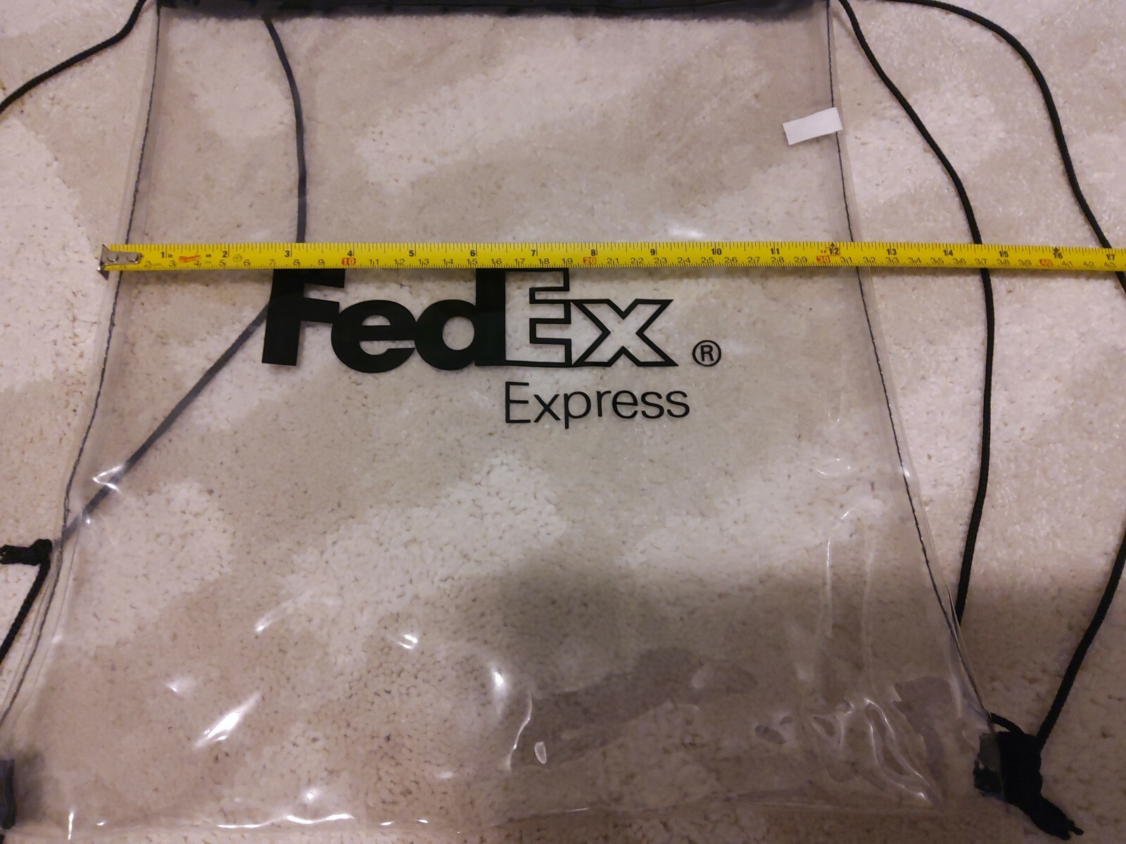 String Drawstring Backpack Cinch Sack Gym Tote Ba… - image 2