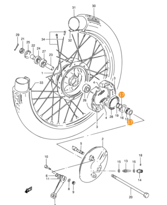 GENUINE SUZUKI WASHER 18.5x24x1 09160-18002 A B DR GN GP GS GSX PE