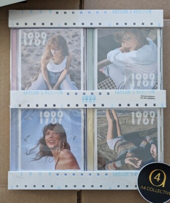 1989 Taylor's Version Film Strip Display Shelves + Set of 4 CDs Factory Sealed