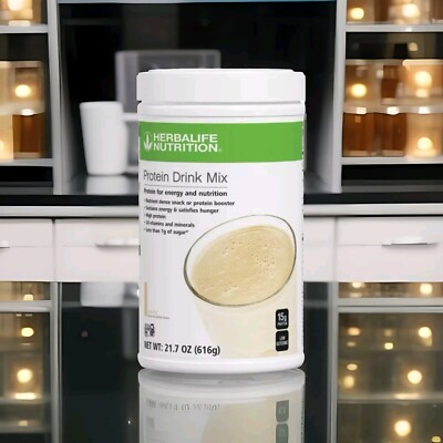 Vanilla Flavor Herbalife Protein Drink Mix Powder Herbal PDM - 616g Bottle