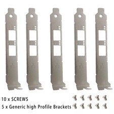 5pcs Generic high Profile Brackets for Intel X520-DA2 X520-SR2 X520-LR2 X710-DA2