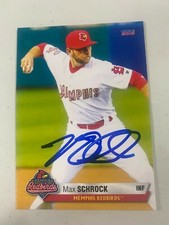 Max Schrock 2019 Signed Memphis Redbirds Team Card