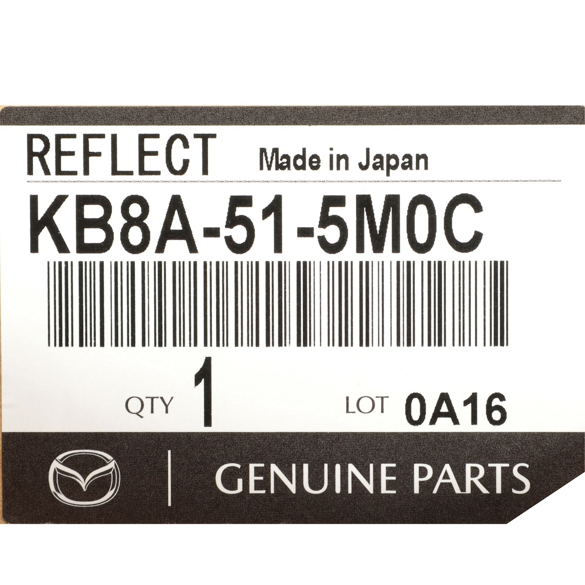 OEM NEW 2017-2021 Mazda CX-5 Touring Driver Sd Rear Reflex
