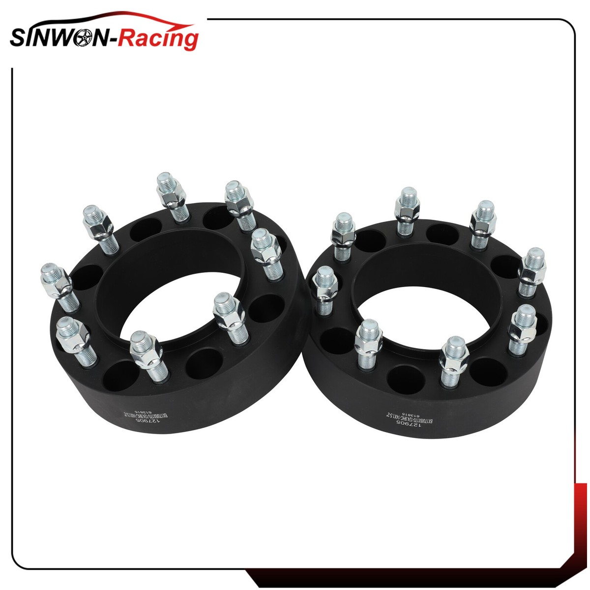 Wheel Spacers 2 Stuks 8 Lug Pak Voor Ford Voor F250 Voor F350 25/30/35/40 /45mm PCD 8x170 CB 124.9mm Spoorverbreders Adapter M14x1.5 Spoorverbreders (Kleur : 2PCS 35mm M14x1.5