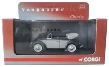 Corgi Vanguards 1:43 VA00203 Two Tone  VW Beetle Cabriolet Diecast Model Boxed