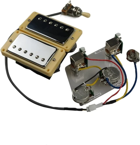 Humbucker Guitar Pickups Set 4C with 2V2T Wiring Harness for Gibson EPI Guitar