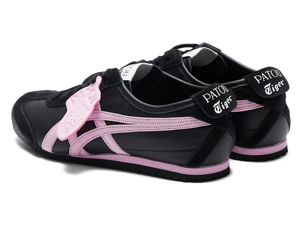 PSL PATOU x Onitsuka Tiger MEXICO 66 Black/Pink 1183C380 NEW