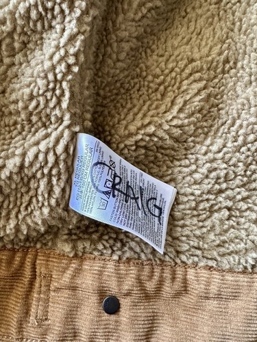 GAP Brand Kids Corduroy Sherpa Acorn Color Jacket Coat XL 12 Fall 2015 - Picture 11 of 15