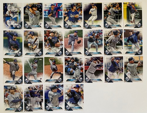 Tampa Bay Rays 2010-2019 Topps base team set lot (incl. Price, Snell, Longoria) - Picture 8 of 11
