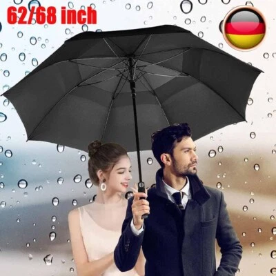 MARKENLOS XL/XXL Dunlop Regenschirm Golfschirm Stockschirm Partnerschirm Schirm groß 150cm