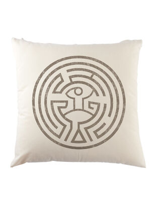 Maze Dekokissen Westworld Labyrinth Circle Tattoo Head The