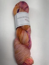 Woolberry Fiber Co. Simple Sock Verigated Yarn Merino Fingering **RETIRED RARE**