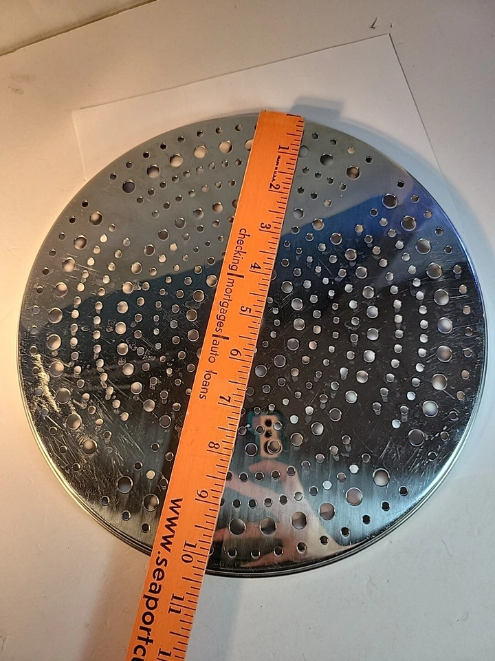 Panela de pizza de aço inoxidável ozônio 12 polegadas - Imagem 3 de 3