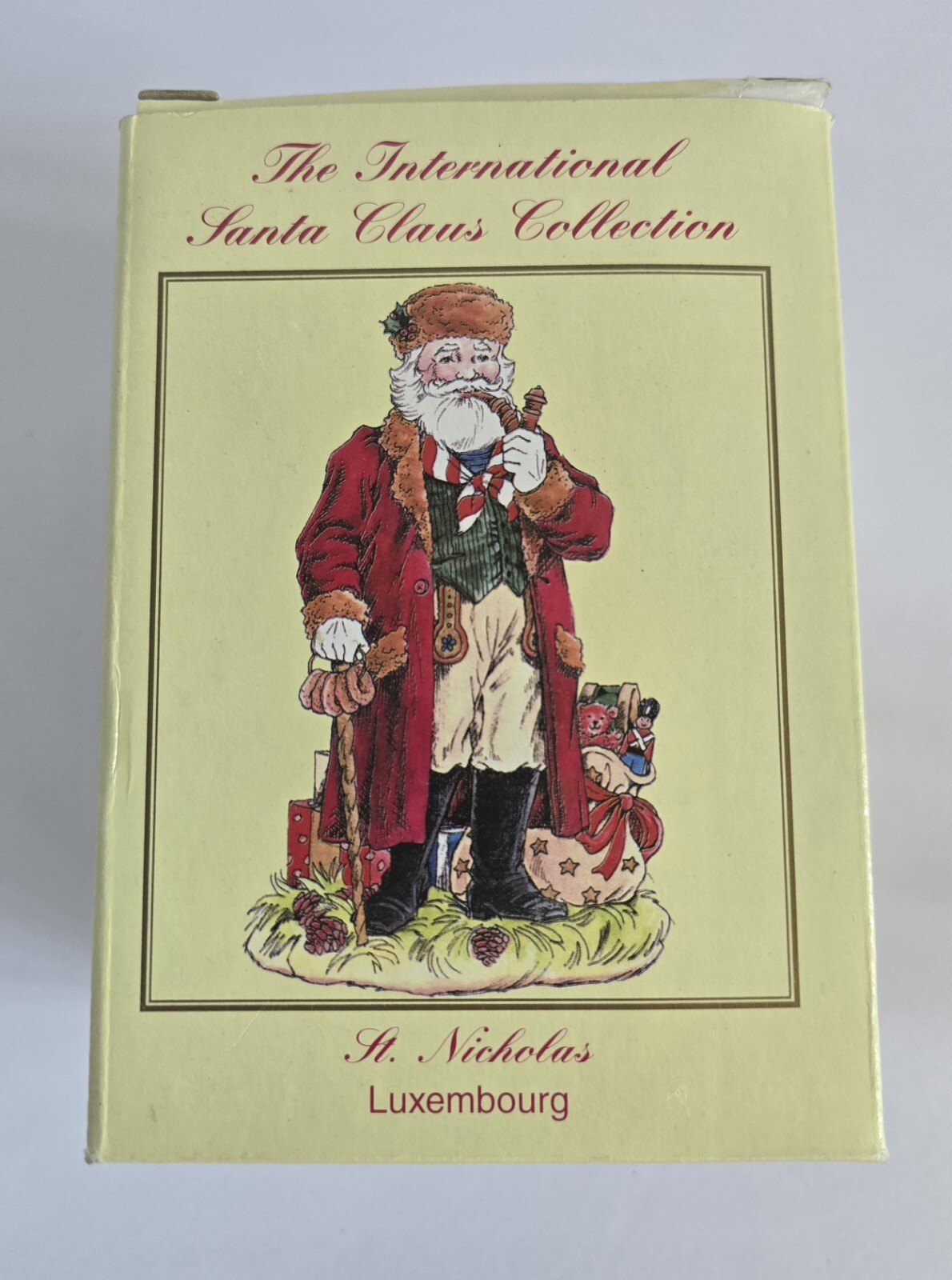 The International Santa Claus Collection Luxembourg St. Nicholas with Box 5 inch