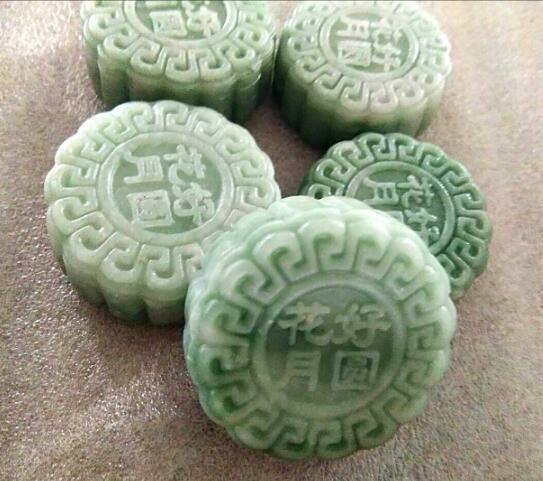 Denver Mall LY Antique Collection Mooncake Limited time for free shipping Jade Decoration Mid-Autumn Carved Festival Gift