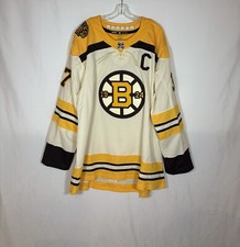 Adidas Boston Bruins #37 Patrice Bergeron 100th Anniversary Hockey Jersey Sz 60 