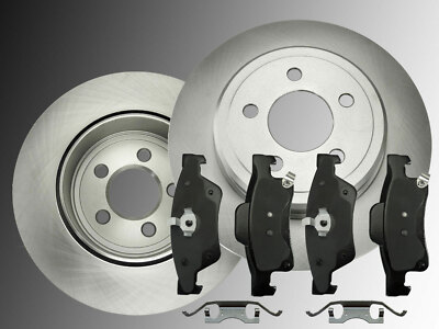2 Belüftete Bremsscheiben Keramik Bremsklötze hinten für Dodge Durango 2011-2020
