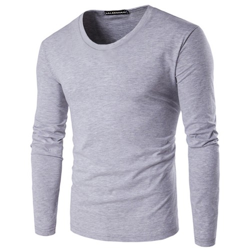 Men Plain Blank Premium heavy Cotton T-shirt Basic Tee Long Sleeve S-2XL AU - Picture 7 of 16