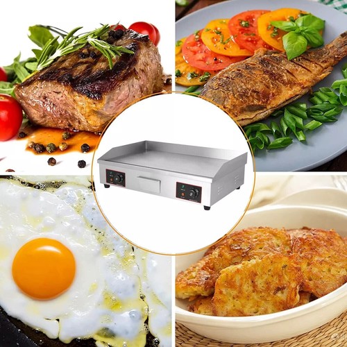 4400W Elektro Grillplatte Griddleplatte Gastro Griddle Grill Bratplatte Bräter - Bild 10 von 21