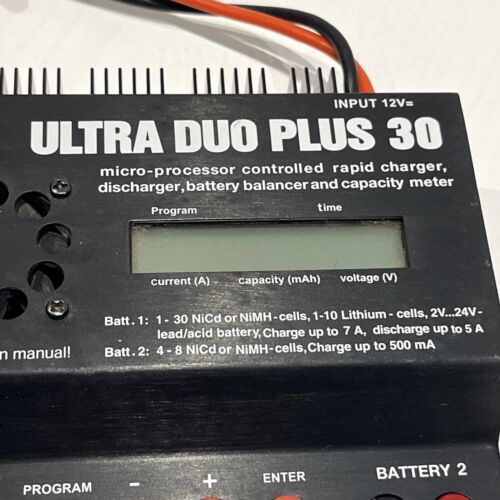 Graupner 6416.67 Ultra Duo Plus 30 Battery Charger Balancing Unit - Quality 12V - Picture 3 of 21