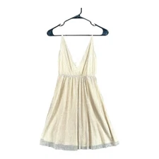 TOBI Women's S Small Plisse V Neck Party Dress Sexy Cocktail Club