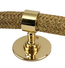 Support De Corde Pour Corde De Main De 25 Mm En Laiton Brillant Escalier