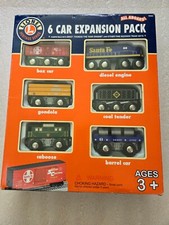 Lionel Heritage 2006 Wooden Train Cars Santa Fe - New In Box