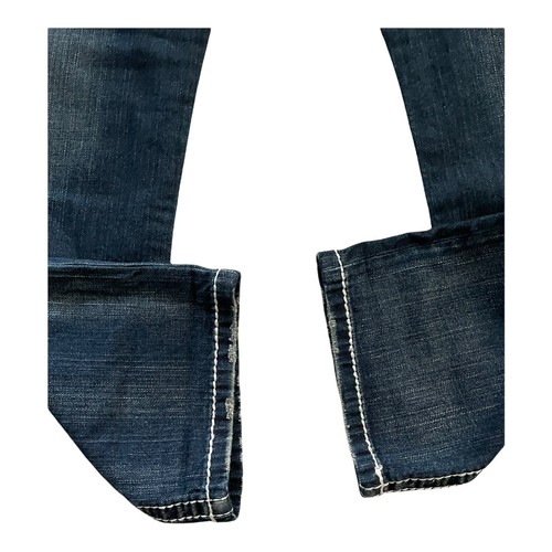 Silver Capri Jeans Womens Size 29 (30x28) Natsuki Medium Wash Jeans Thick Stitch - Picture 4 of 6