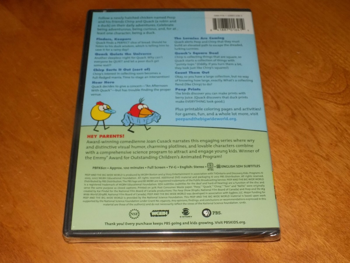World wide Kids DVDとCD Peep and the Big Wide World (DVD, 2005, 3-Disc Set) for sale