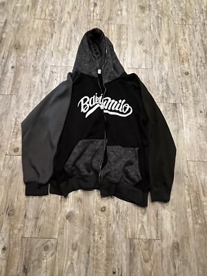 Baby Milo Safari Full Zip Hoodie 3XL Zipper Broken Rare 2000s