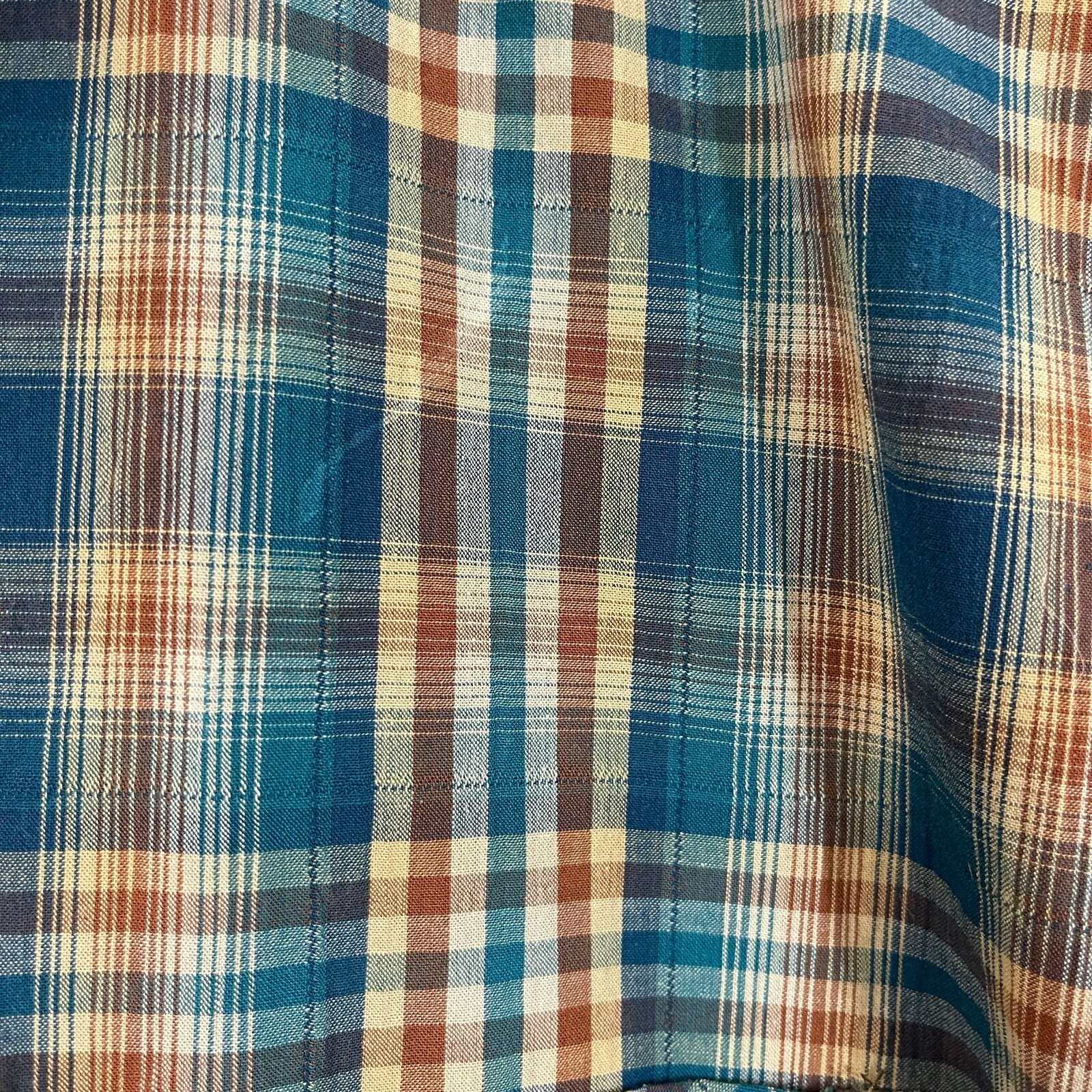 Pendleton Large Santiam Button Front Shirt Plaid … - image 7