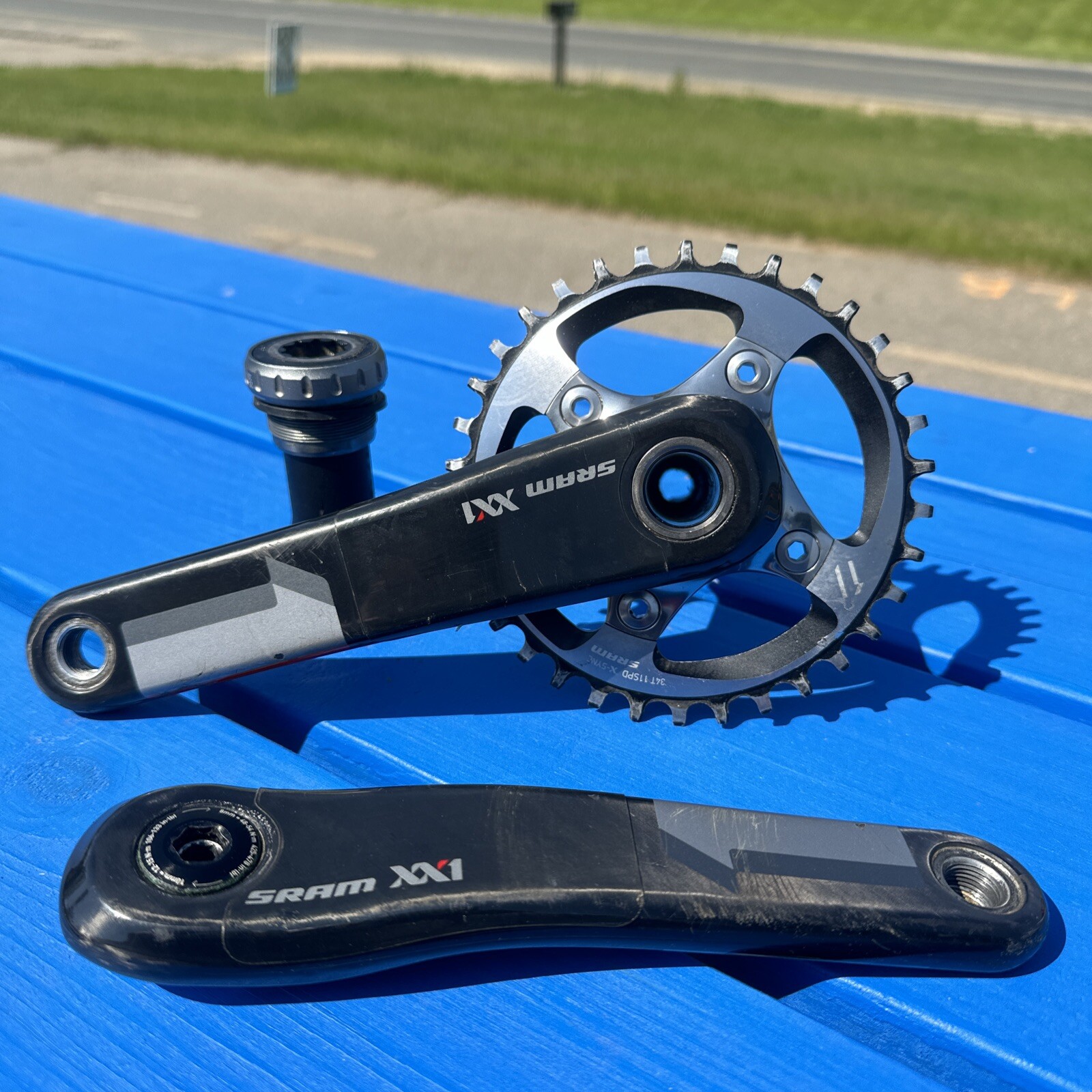 Sram Xx1 Eagle Crank Set 11 Speed 34 Tooth Fat Tire 175Mm W Bottom