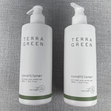 Lot Of 2 Terra Green White Tea Conditioner 380mL / 12.8 fl oz Bottles
