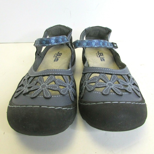JBU Jambu Wildflower Mary Jane Comfort Shoes Blue Memory Foam Women's 8.5M | eBay