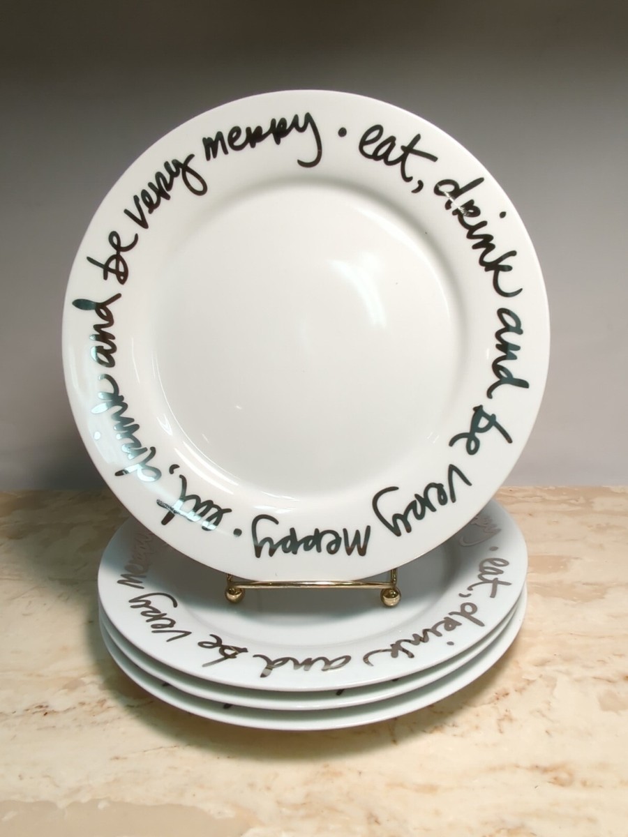 Dinner Plates Crate And Barrel Christmas Dinnerware NEW Crate