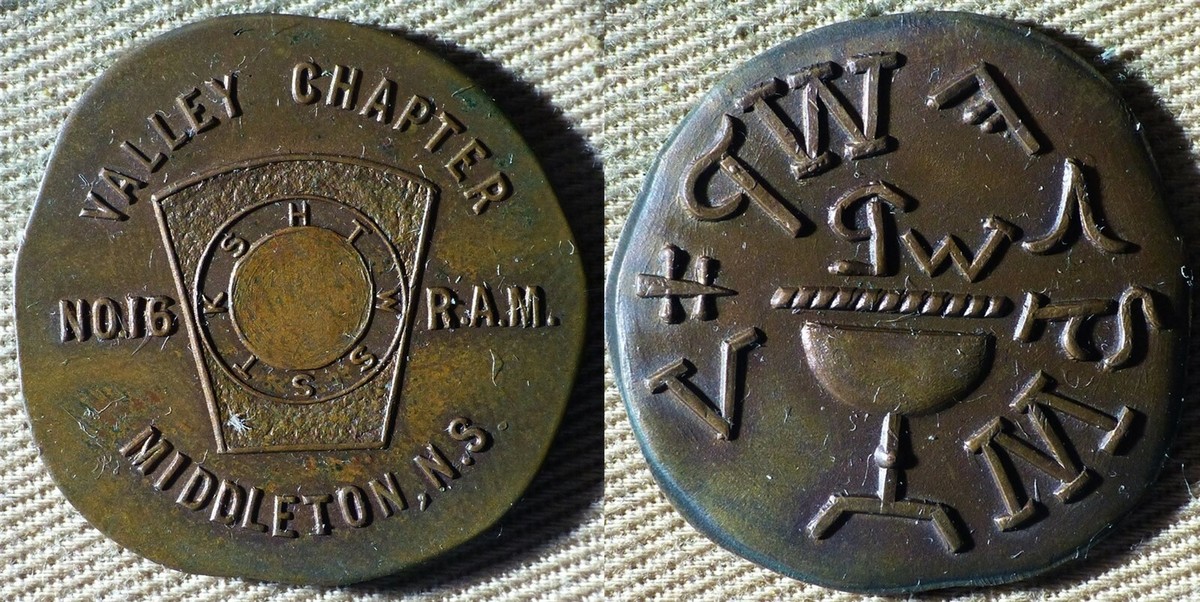 Token : Masonic Valley Ch. 16 RAM Middleton N.S. IRTM691 | eBay