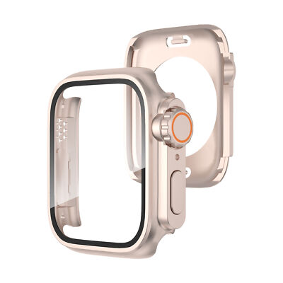 For Apple Watch 40/41/44/45mm Waterproof Case 360°Full Cover Change to Ultra
