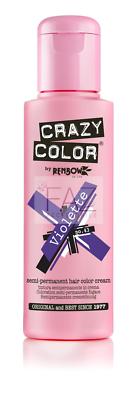 2X Crazy Color Semi-Permanent Conditioning Hair Dye Colour All Colours Available