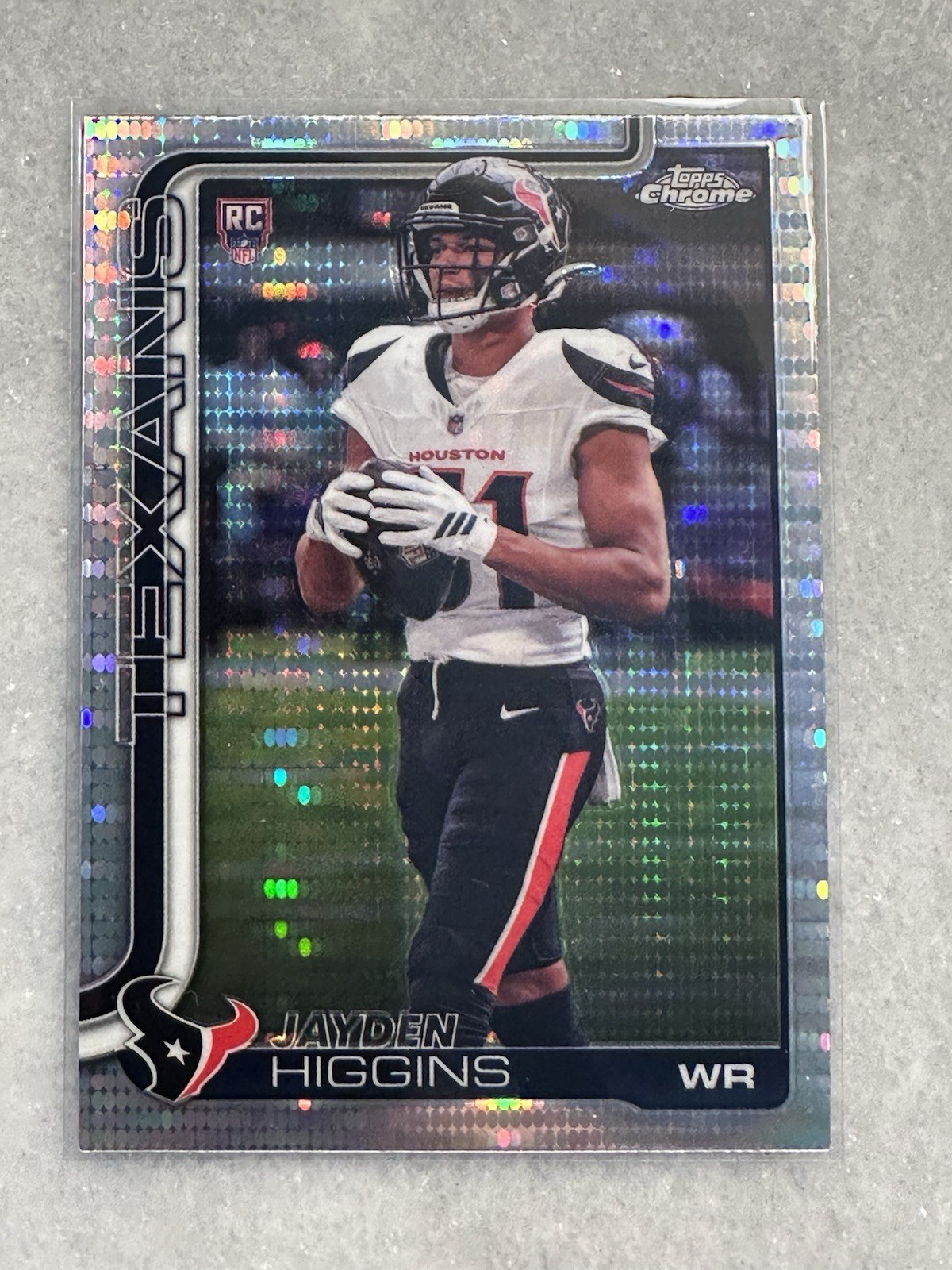 2025 Topps Chrome - Rookies Jayden Higgins #343 Pulsar Refractor (RC)