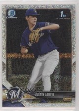 2018 Bowman Draft Chrome Sparkles Refractor Justin Jarvis #BDC-104 0x1