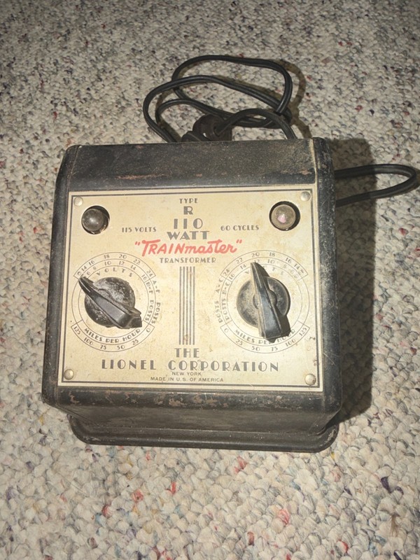 Antique Lionel R110 Watt Trainmaster Transformer Model Railroad RR O Guage