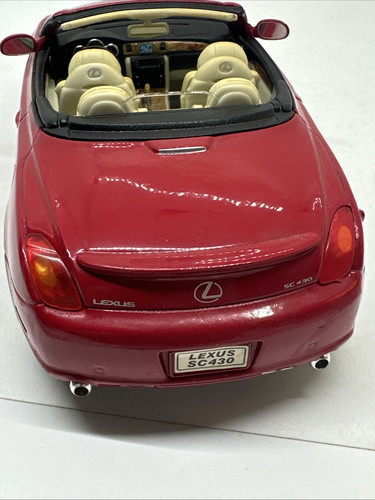 1:24 Diecast Car WELLY Red Color LEXUS SC430 CONVERTIBLE No. 22439 No Box - Bild 5 von 17