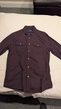 Mens APT. 9 Medium M Seriously Soft Long Sleeve Burgundy Shirt