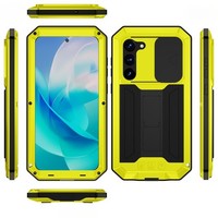 SchutzhüLle FüR Samsung Galaxy S23, R-Just Camshield Slide, Gelb/Schwarz
