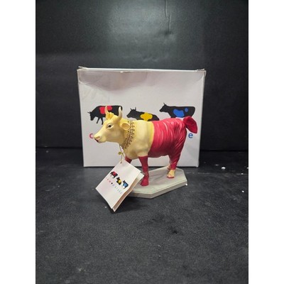 Cow Parade Diamonds Are A Cow's Best Friend Figurine, Westland Giftware, #9122