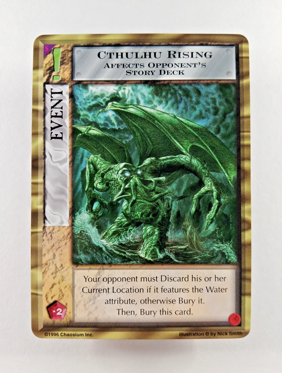 Cthulhu Rising - Mythos CCG card (1996 Chaosium) S Event, Cthulhu